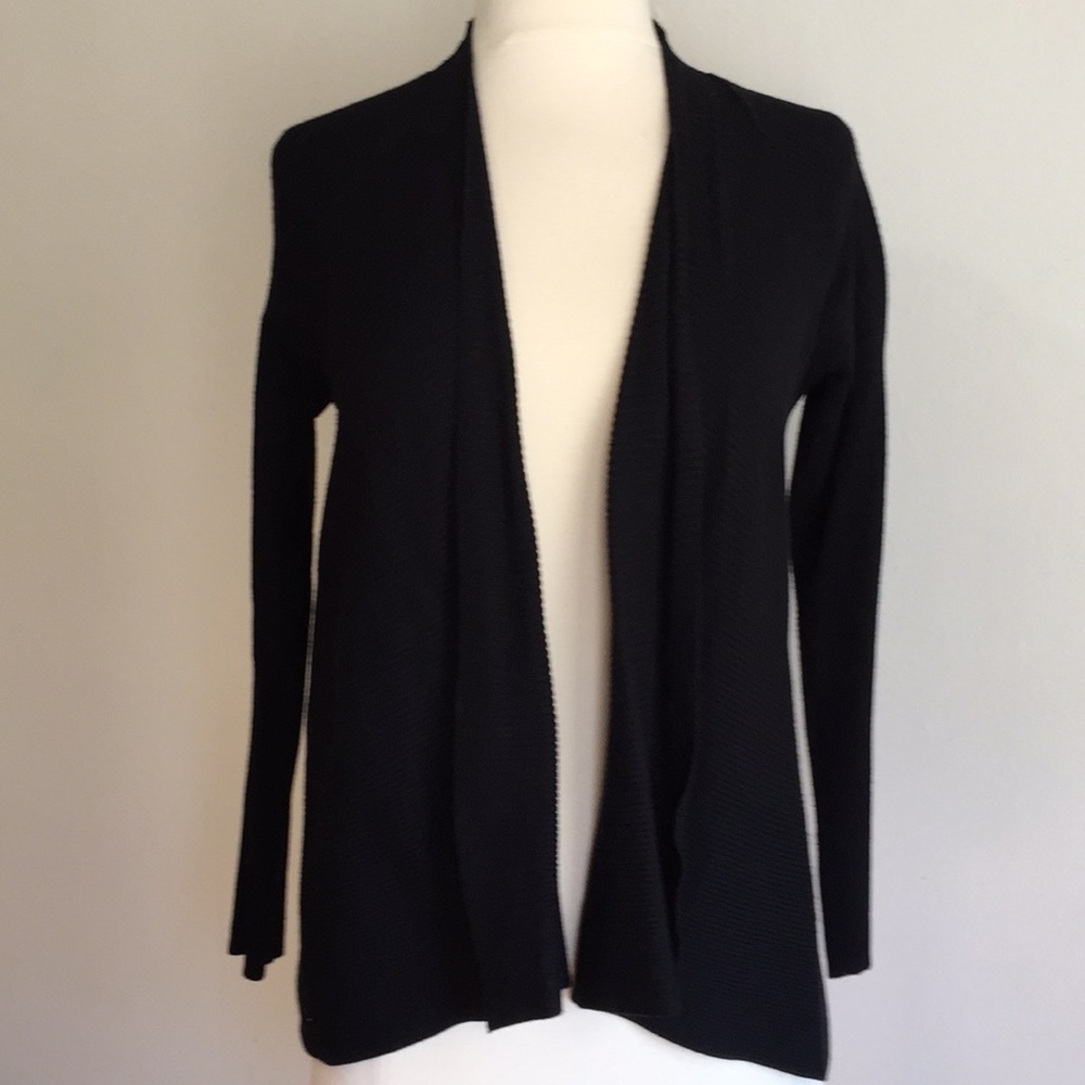 Black cardigan
